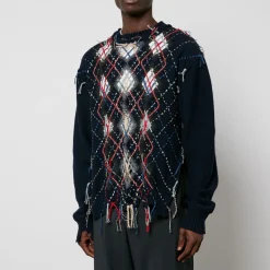 Knitwear|Dr. Martens Maison Margiela Harlequin Wool-Blend Jumper - L