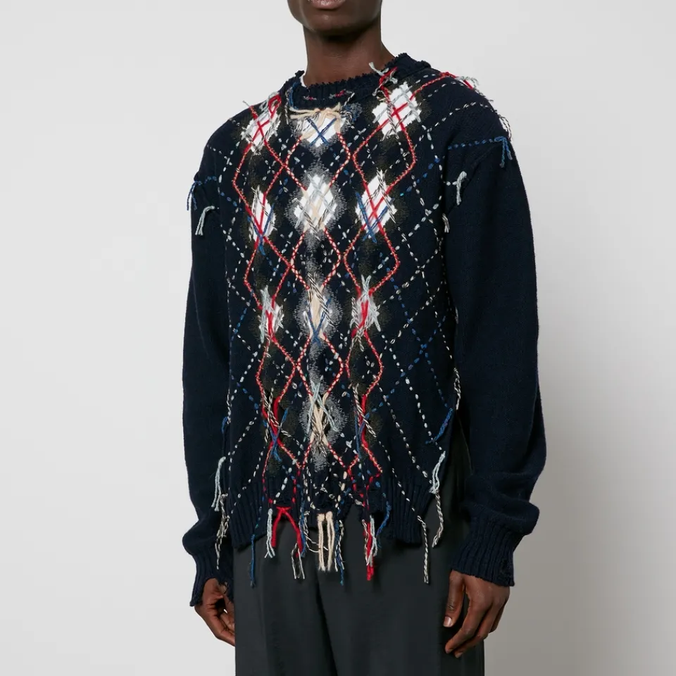 Knitwear|Dr. Martens Maison Margiela Harlequin Wool-Blend Jumper - L