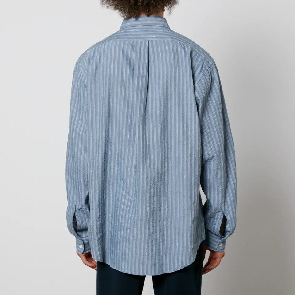 Shirts|Shirts|Dr. Martens Maison Margiela Linen-Blend Seersucker Shirt - 39"