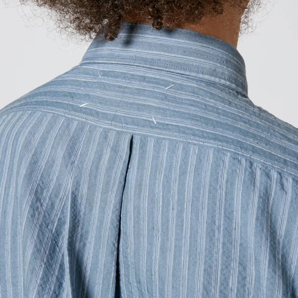 Shirts|Shirts|Dr. Martens Maison Margiela Linen-Blend Seersucker Shirt - 39"