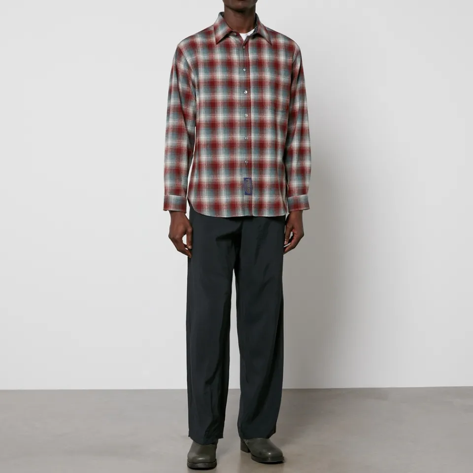 Shirts|Shirts|Maison Margiela Pendleton Checked Brushed Wool Shirt - EU39/L