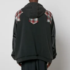Jackets|Coats|Maison Margiela Pendleton Wool and Cotton-Jersey Jacket - S