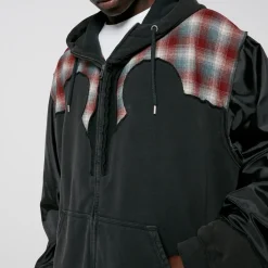 Jackets|Coats|Maison Margiela Pendleton Wool and Cotton-Jersey Jacket - S