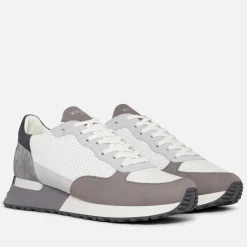 Trainers|REPRESENT Mallet Men's Popham Perf Leather Nubuck Trainers - UK 9