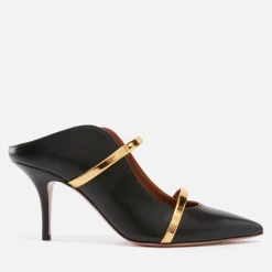 Heels|Dr. Martens Malone Souliers Women's Maureen 70 Leather Heeled Mules - UK 3
