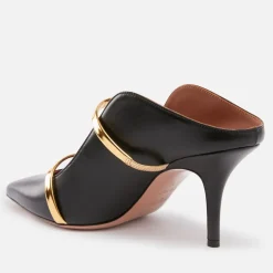 Heels|Dr. Martens Malone Souliers Women's Maureen 70 Leather Heeled Mules - UK 3