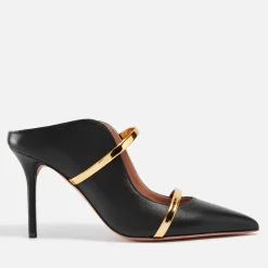 Heels|Dr. Martens Malone Souliers Women's Maureen 85 Leather Heeled Mules - UK 3