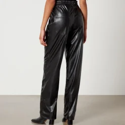 Trousers|Marant Etoile Brina Wide Leg Leather Look Trousers - FR 38/UK 10