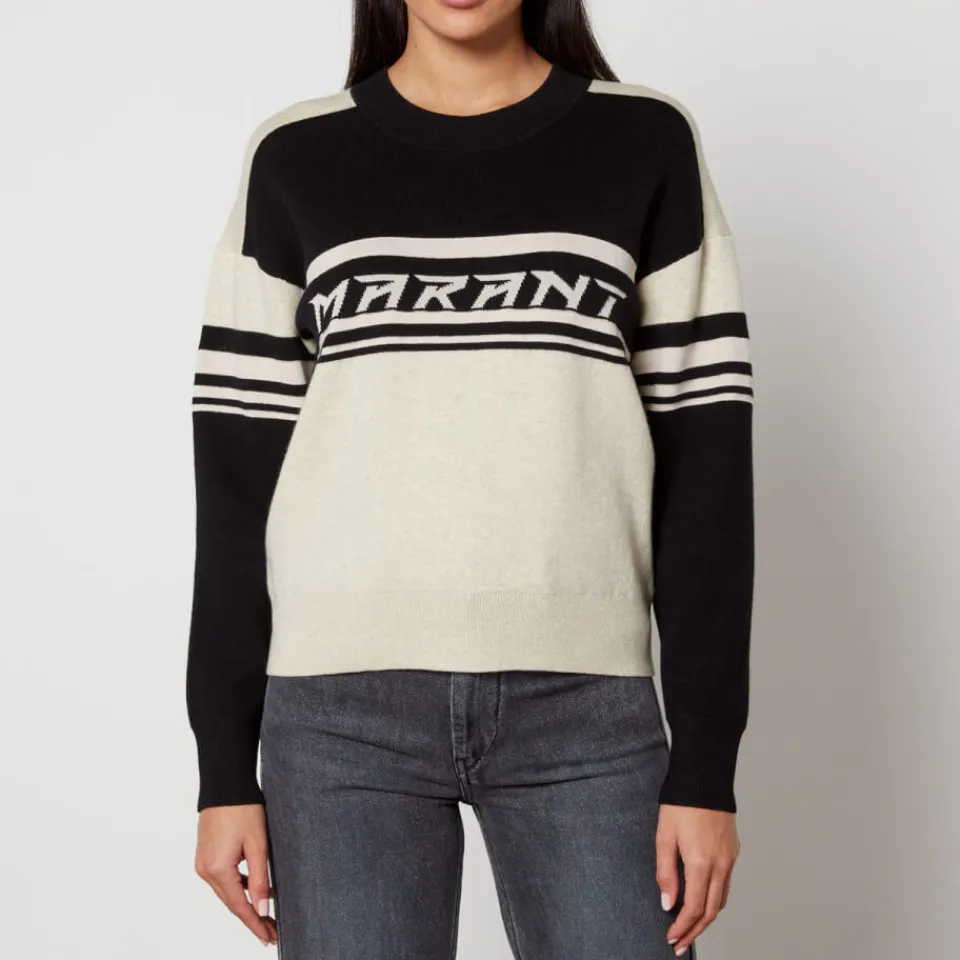 Loungewear|Knitwear|Dr. Martens Marant Etoile Callie Flash Logo-Intarsia Jumper - FR 36/UK 8