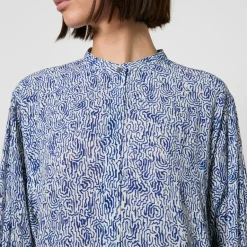 T-Shirts And Tops|Shirts And Blouses|Marant Etoile Catchell Printed Chiffon Shirt - FR 34/UK 6