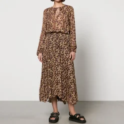 Co-Ord Sets|T-Shirts And Tops|Marant Etoile Daytonea Printed Chiffon Blouse - FR 34/UK 6