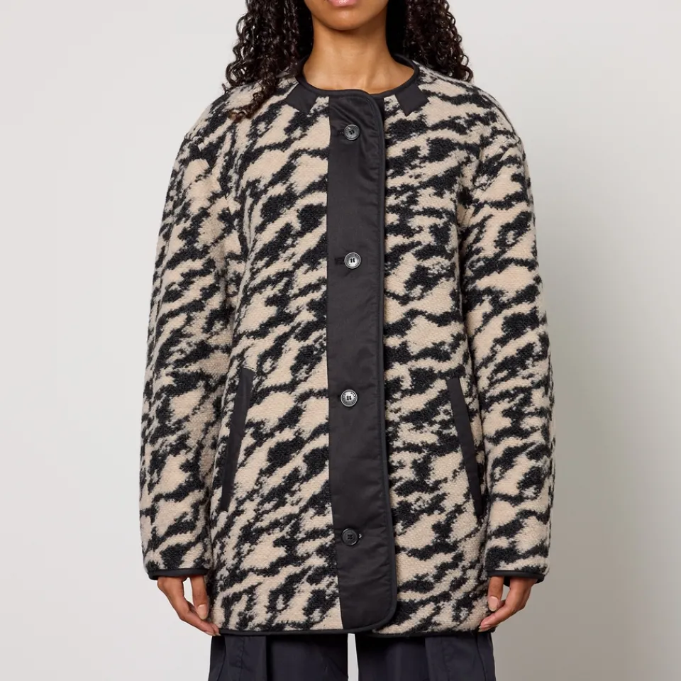 Jackets|Coats|Vagabond Shoemakers Marant Etoile Fernelia Reversible Shell and Teddy Coat - UK 8