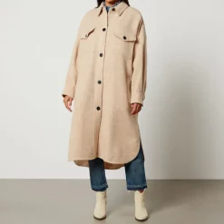 Jackets|Coats|Marant Etoile Fontia Blanket Wool-Blend Coat - T1