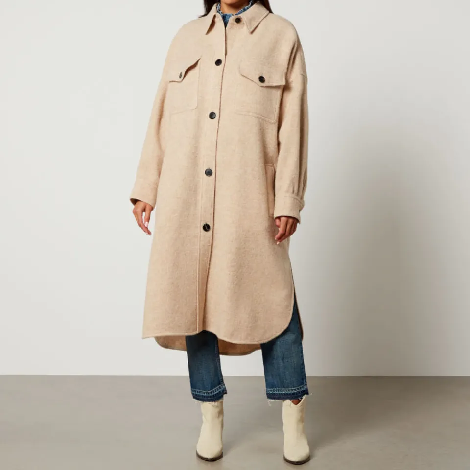 Jackets|Coats|Marant Etoile Fontia Blanket Wool-Blend Coat - T1