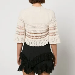 Loungewear|Knitwear|Dr. Martens Marant Etoile Frizy Crocheted Jumper - FR 40/UK 12