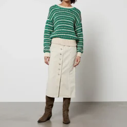 Loungewear|Knitwear|Dr. Martens Marant Etoile Hilo Striped Intarsia-Knit Jumper - FR 40/UK 12