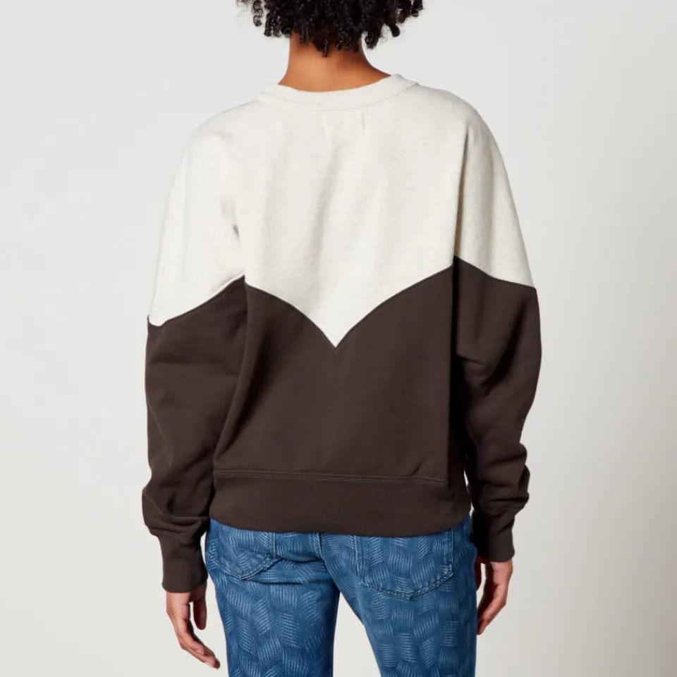 Loungewear|Sweatshirts|Marant Etoile Houston Cotton-Blend Logo Sweatshirt - FR 34/UK 6