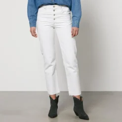 Jeans|Isabel Marant Marant Etoile Jemina Denim Cropped Straight-Leg Jeans - FR 34/UK 6