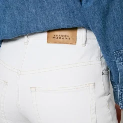 Jeans|Isabel Marant Marant Etoile Jemina Denim Cropped Straight-Leg Jeans - FR 34/UK 6