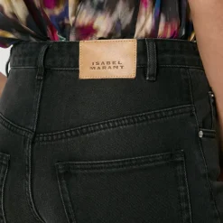 Jeans|Stepney Workers Club Marant Etoile Jemina Denim Cropped Straight-Leg Jeans - FR 40/UK 12