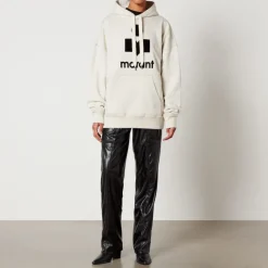 Loungewear|Sweatshirts|Marant Etoile Mansel Cotton-Jersey Hoodie - FR 34/UK 6