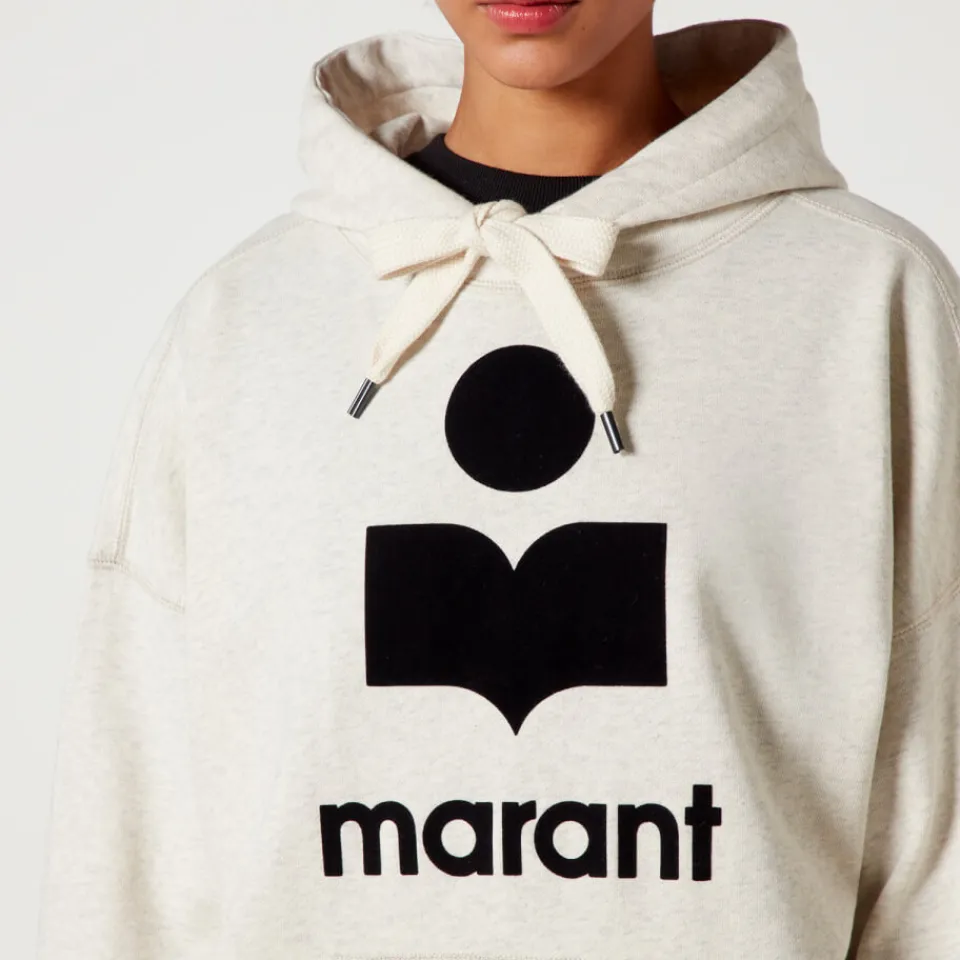 Loungewear|Sweatshirts|Marant Etoile Mansel Cotton-Jersey Hoodie - FR 34/UK 6