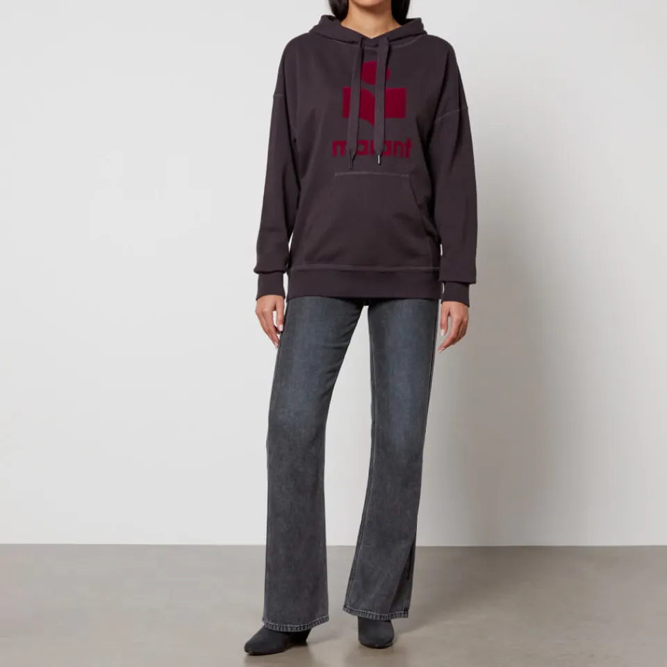 Loungewear|Sweatshirts|Marant Etoile Mansel Oversized Cotton-Blend Hoodie - FR 34/UK 6