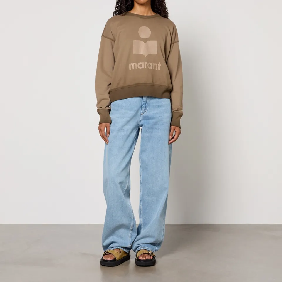Loungewear|Sweatshirts|Sea New York Marant Etoile Mobyli Cotton-Jersey Sweatshirt - UK 6