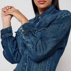 Dresses|Dresses|Dr. Martens Marant Etoile Tomia Denim Midi Dress - FR 34/UK 6