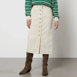 Skirts|Skirts|Marant Etoile Vandy Denim Midi Skirt - FR 34/UK 6