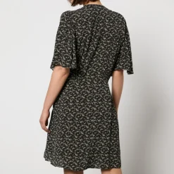Dresses|Dresses|Dr. Martens Marant Etoile Velodia Printed Crepe De Chine Dress - FR 38/UK 10