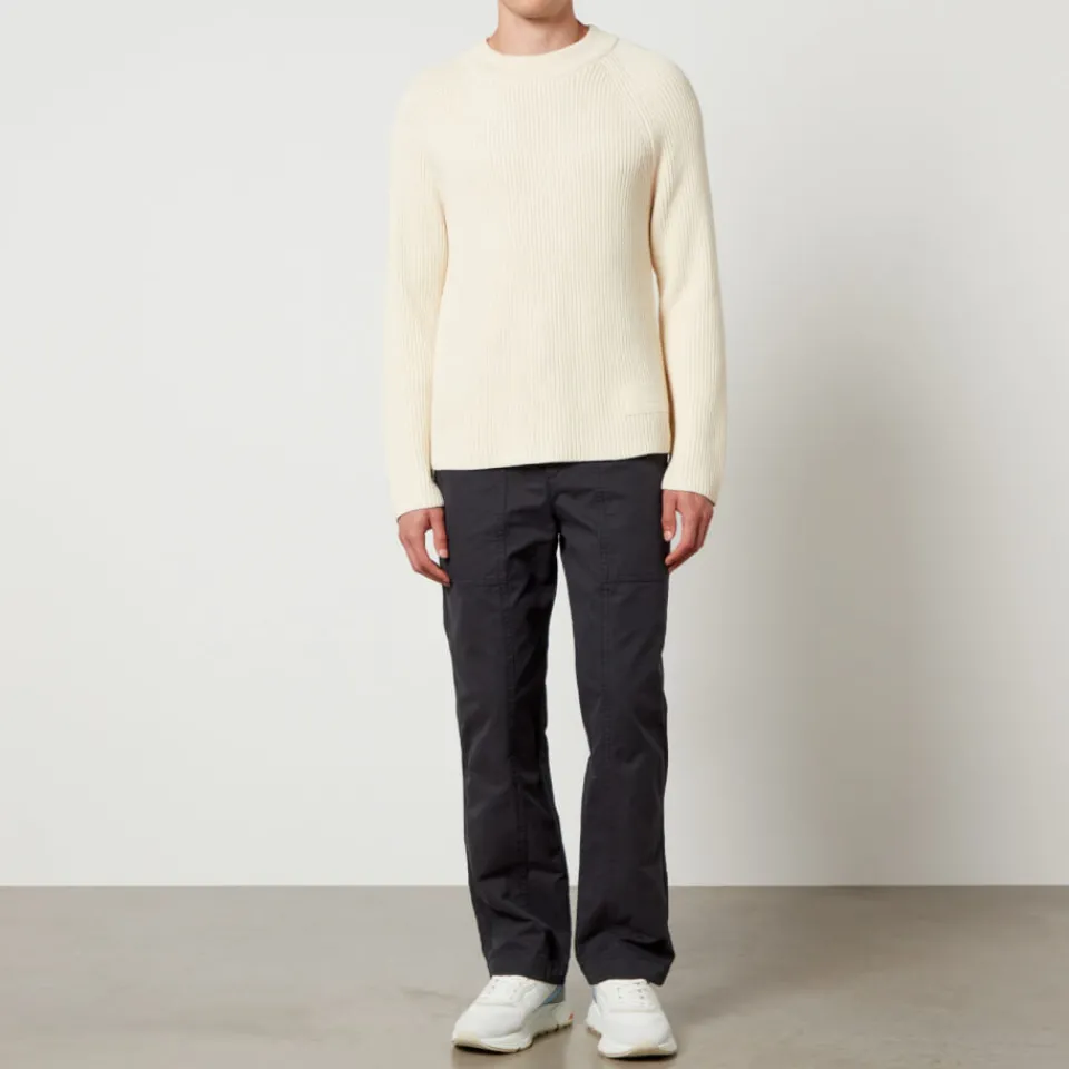 Trousers|MARANT Leonel Cotton-Twill Straight-Leg Trousers - FR 36/S
