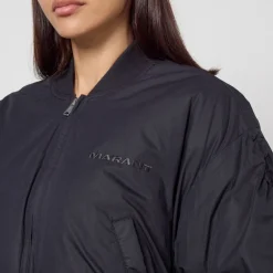 Jackets|Coats|Dr. Martens Marant Étoile Bessime Cotton-Blend Bomber Jacket - UK 6
