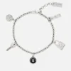 Jewellery|Dr. Martens Marc Jacobs Button Charm Silver-Plated Bracelet