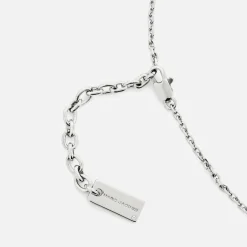 Jewellery|Dr. Martens Marc Jacobs Button Charm Silver-Plated Necklace