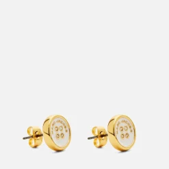 Jewellery|Dr. Martens Marc Jacobs Button Gold-Plated Stud Earrings