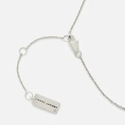 Jewellery|Dr. Martens Marc Jacobs Button Silver-Plated Pendant Necklace