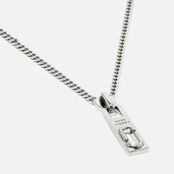 Jewellery|Dr. Martens Marc Jacobs J-Marc Zipper Silver-Plated Necklace