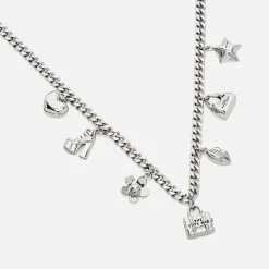Jewellery|Dr. Martens Marc Jacobs Mini Icon Silver-Plated Charm Necklace