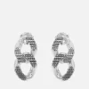 Jewellery|Dr. Martens Marc Jacobs Monogram Chain Link Silver-Tone Earrings