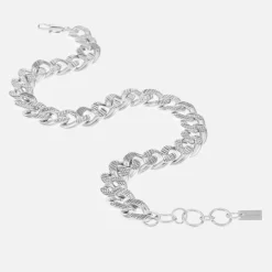 Jewellery|Dr. Martens Marc Jacobs Monogram Chain Link Silver-Plated Necklace