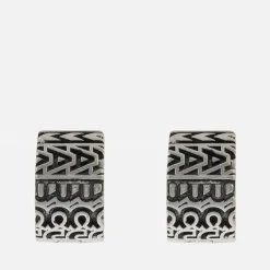 Jewellery|Dr. Martens Marc Jacobs Monogram Engraved Silver-Tone Earrings