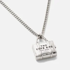 Jewellery|MICHAEL Michael Kors Marc Jacobs Silver-Plated Tote Bag Pendant Necklace