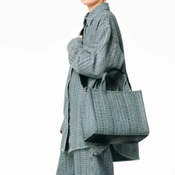 Holiday Bags|Bags|Dr. Martens Marc Jacobs The Medium Denim-Jacquard Tote Bag