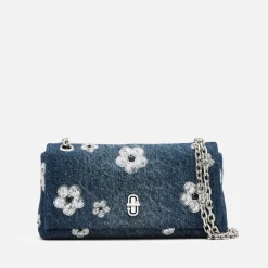 Bags|Marc Jacobs The Sequin Daisy Dual Denim Wallet