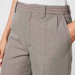 Trousers|Marni Houndstooth Wool-Blend Trousers - IT 40/UK 8