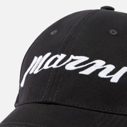 Hats|Marni Logo Cotton-Twill Baseball Cap - M
