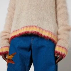 Knitwear|Dr. Martens Marni V-Neck Mohair-Blend Jumper - IT 50/L