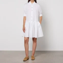 Dresses|Dresses|Dr. Martens Max Mara Studio Caronte Cotton-Poplin Dress - UK 10