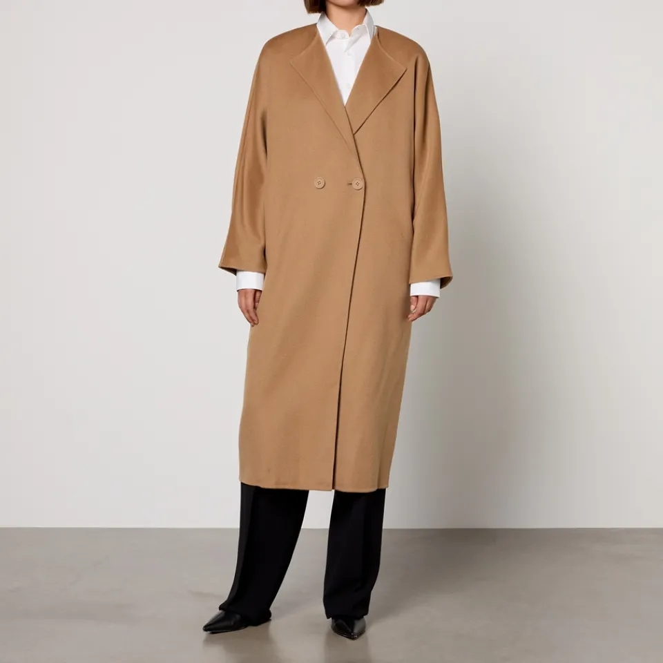 Jackets|Coats|Max Mara Studio Limone Wool-Blend Coat - 8